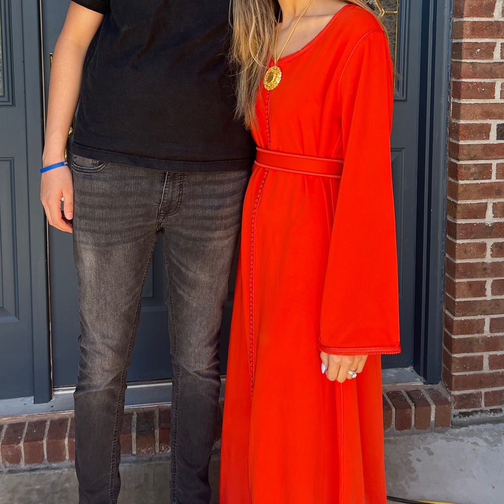 Orange kaftan